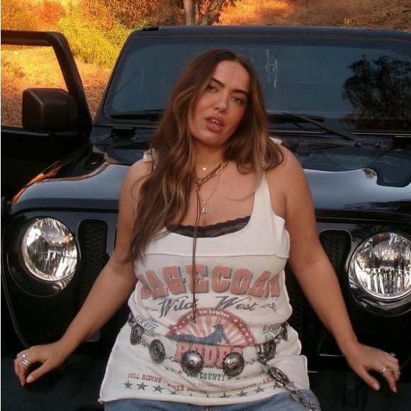 Torrid festi tie strap tank top - Picture 2 of 5